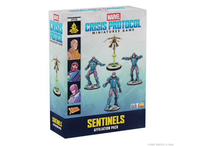 Gamers Guild AZ Marvel Crisis Protocol Marvel: Crisis Protocol - Sentinels Affiliation Pack (Pre-Order) Asmodee