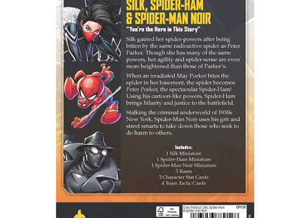 Gamers Guild AZ Marvel Crisis Protocol Marvel: Crisis Protocol - Silk, Spider-Ham & Spider-Man Noir (Pre-Order) Asmodee