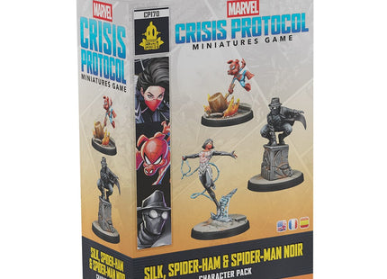 Gamers Guild AZ Marvel Crisis Protocol Marvel: Crisis Protocol - Silk, Spider-Ham & Spider-Man Noir (Pre-Order) Asmodee
