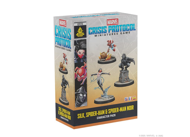 Gamers Guild AZ Marvel Crisis Protocol Marvel: Crisis Protocol - Silk, Spider-Ham & Spider-Man Noir (Pre-Order) Asmodee