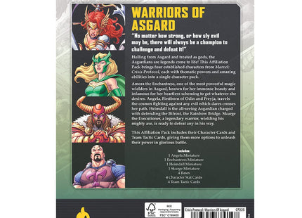 Gamers Guild AZ Marvel Crisis Protocol Marvel: Crisis Protocol - Warriors of Asgard Affiliation Pack (Pre-Order) Asmodee
