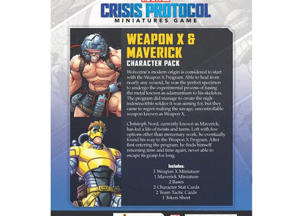 Gamers Guild AZ Marvel Crisis Protocol Marvel: Crisis Protocol - Weapon X & Maverick Asmodee