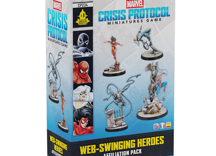 Gamers Guild AZ Marvel Crisis Protocol Marvel: Crisis Protocol - Web-Swinging Heroes (Pre-Order) Asmodee