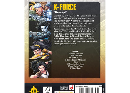 Gamers Guild AZ Marvel Crisis Protocol Marvel: Crisis Protocol - X-Force Affiliation Pack (Pre-Order) Asmodee