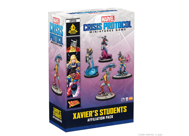 Gamers Guild AZ Marvel Crisis Protocol Marvel: Crisis Protocol - Xavier’s Students Affiliation Pack (Pre-Order) Asmodee