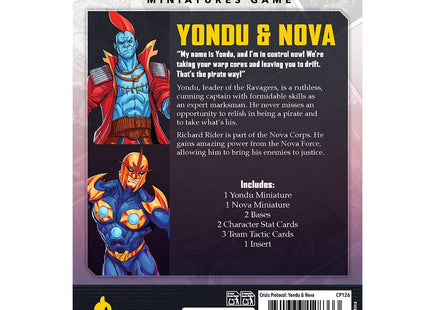 Gamers Guild AZ Marvel Crisis Protocol Marvel: Crisis Protocol - Yondu & Nova (Pre-Order) Asmodee