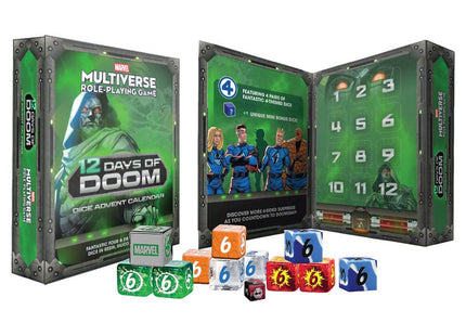 Gamers Guild AZ Marvel Marvel Multiverse: 12 Days of Doom - Dice Advent Calendar (Pre-Order) ACD Distribution