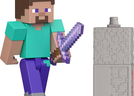 Gamers Guild AZ Mattel Minecraft: Redstone Charged Action Figure - Steve Discontinue