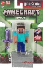 Gamers Guild AZ Mattel Minecraft: Redstone Charged Action Figure - Steve Discontinue
