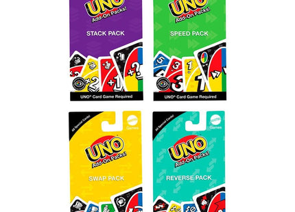 Gamers Guild AZ Mattel UNO: Add-On Pack Assortment (Pre-Order) ACD Distribution