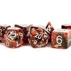 Gamers Guild AZ Metallic Dice Games 7-Die Set 16mm: Eternal Fire Metallic Dice Games