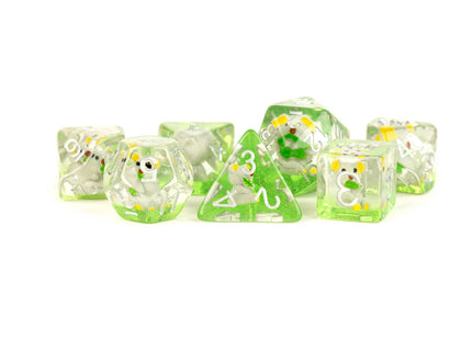 Gamers Guild AZ Metallic Dice Games 7-Die Set 16mm: Koala Dice - Black Friday AGD