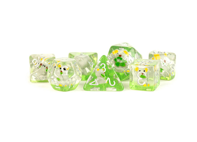 Gamers Guild AZ Metallic Dice Games 7-Die Set 16mm: Koala Dice Metallic Dice Games