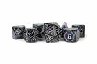 Gamers Guild AZ Metallic Dice Games 7-Die Set 16mm: Resin Poly Dice Set - Fanroll Metallic Dice Games