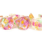 Gamers Guild AZ Metallic Dice Games 7-Die Set 16mm: Unicorn - Celestial Blossom Metallic Dice Games