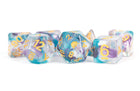 Gamers Guild AZ Metallic Dice Games 7-Die Set 16mm: Unicorn - Fancy Fae - Black Friday AGD