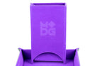 Gamers Guild AZ Metallic Dice Games Fold Up Velvet Dice Tower - Purple Discontinue