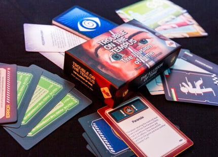 Gamers Guild AZ Minor Disaster Games Trouble On The Tempus: The Illusion of Time Expansion Kickstarter