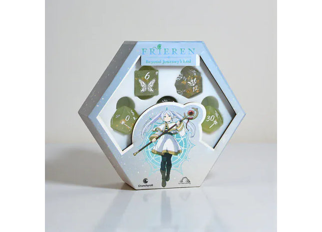 Gamers Guild AZ Misty Mountain Gaming Frieren: Beyond Journey's End Sharp-Edge Resin Dice Set (Pre-Order) Quartermaster Direct