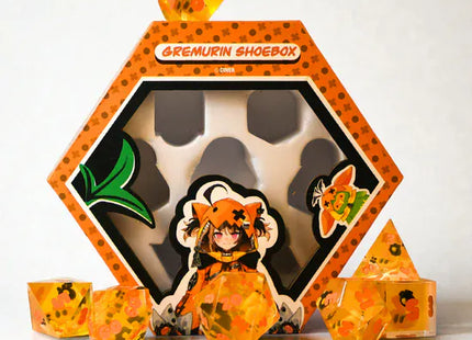 Gamers Guild AZ Misty Mountain Gaming Gigi Murin Sharp-Edge Resin Dice Set (Pre-Order) Quartermaster Direct
