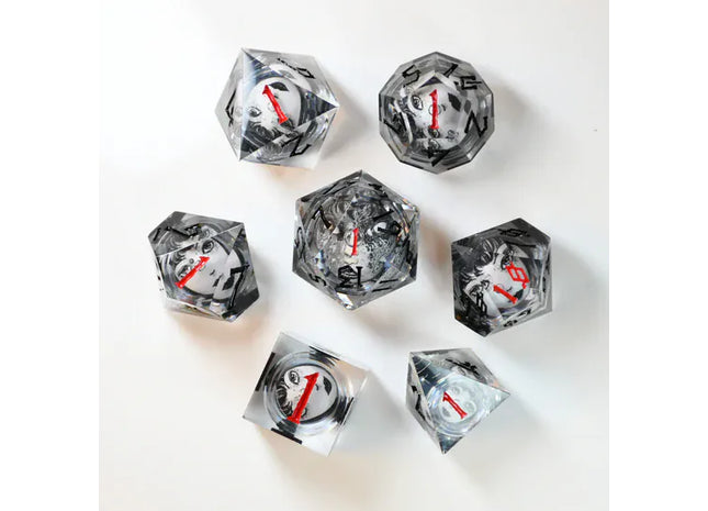 Gamers Guild AZ Misty Mountain Gaming Junji Ito Liquid Core Dice Set (Pre-Order) Quartermaster Direct