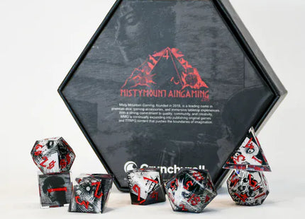 Gamers Guild AZ Misty Mountain Gaming Junji Ito Sharp-Edge Resin Dice Set (Pre-Order) Quartermaster Direct