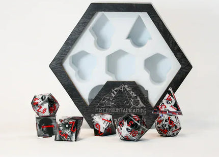Gamers Guild AZ Misty Mountain Gaming Junji Ito Sharp-Edge Resin Dice Set (Pre-Order) Quartermaster Direct