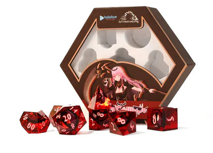 Gamers Guild AZ Misty Mountain Gaming Mori Calliope Sharp-Edge Resin Dice Set (Pre-Order) Quartermaster Direct