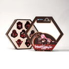 Gamers Guild AZ Misty Mountain Gaming Mori Calliope Sharp-Edge Resin Dice Set (Pre-Order) Quartermaster Direct