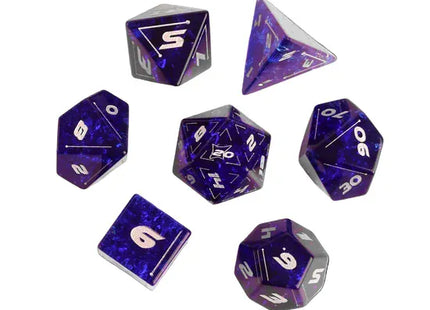 Gamers Guild AZ Misty Mountain Gaming Starfinder: Shattered Glass Dice Set (Pre-Order) Quartermaster Direct