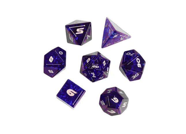 Gamers Guild AZ Misty Mountain Gaming Starfinder: Shattered Glass Dice Set (Pre-Order) Quartermaster Direct