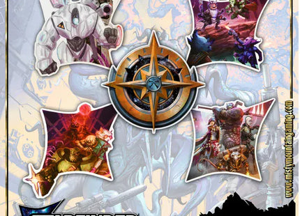 Gamers Guild AZ Misty Mountain Gaming Starfinder Sticker Pack (Pre-Order) Quartermaster Direct