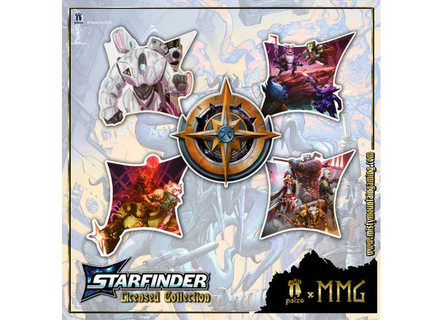 Gamers Guild AZ Misty Mountain Gaming Starfinder Sticker Pack (Pre-Order) Quartermaster Direct