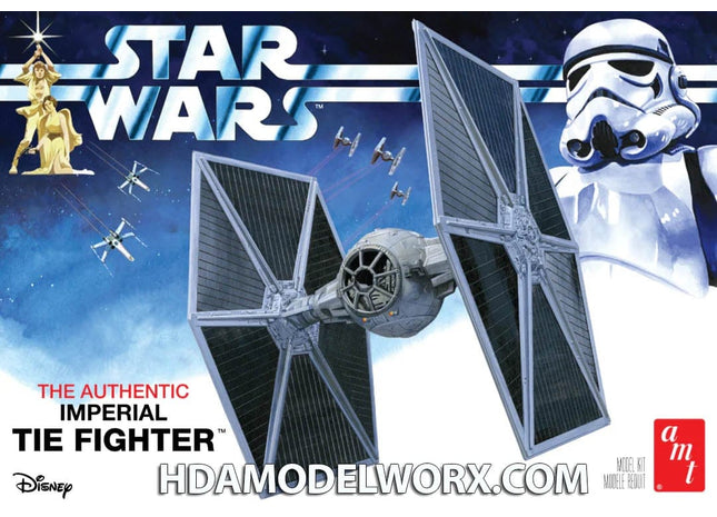 Gamers Guild AZ Model Kit AMT Star Wars A New Hope Imperial Tie Fighter Model Kit HobbyTyme