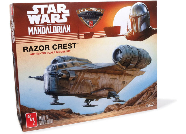 Gamers Guild AZ Model Kit AMT Star Wars The Mandalorian Razor Crest Model Kit HobbyTyme