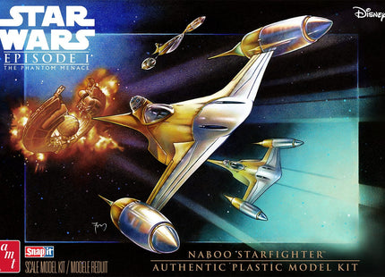 Gamers Guild AZ Model Kit AMT Star Wars The Phantom Menace Naboo Starfighter Model Kit HobbyTyme