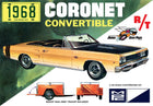 Gamers Guild AZ Model Kit MPC 1968 Dodge Coronet Convertible with Haul-away Trailer Model Kit HobbyTyme