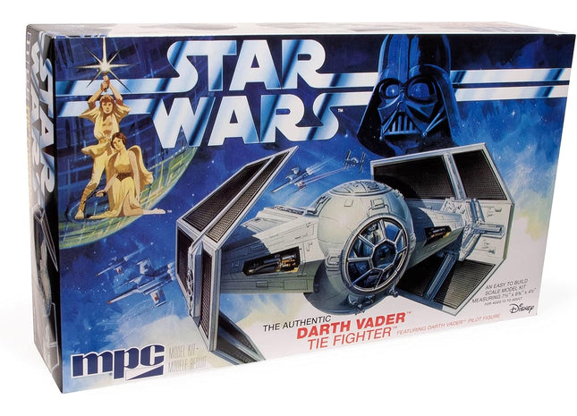 Gamers Guild AZ Model Kit MPC Star Wars Darth Vader Tie Fighter Model Kit HobbyTyme