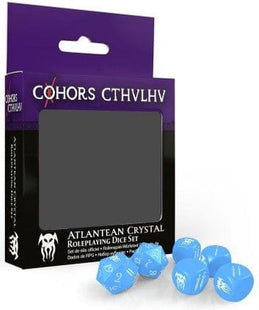 Gamers Guild AZ Modiphius Entertainment Cohors Cthulhu RPG: Atlantean Crystal Dice Pack (Pre-Order) AGD