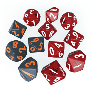 Gamers Guild AZ Modiphius Entertainment Fallout Factions: Dice Sets - The Disciples - Black Friday AGD