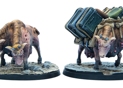 Gamers Guild AZ Modiphius Entertainment Fallout: Wasteland Warfare - Creatures - Brahmin Herd AGD