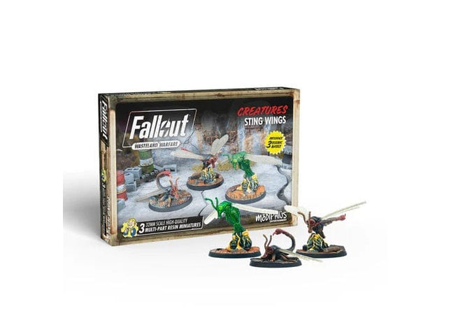 Gamers Guild AZ Modiphius Entertainment Fallout: Wasteland Warfare - Creatures - Stingwings AGD
