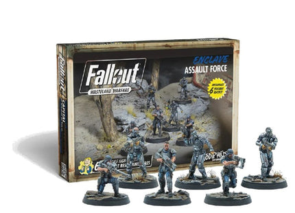 Gamers Guild AZ Modiphius Entertainment Fallout: Wasteland Warfare - Enclave - Assault Force AGD