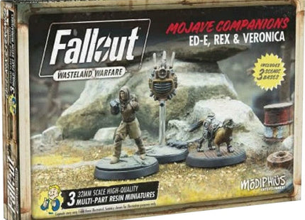 Gamers Guild AZ Modiphius Entertainment Fallout: Wasteland Warfare - Mojave Companions - Ed-E, Rex and Veronica AGD