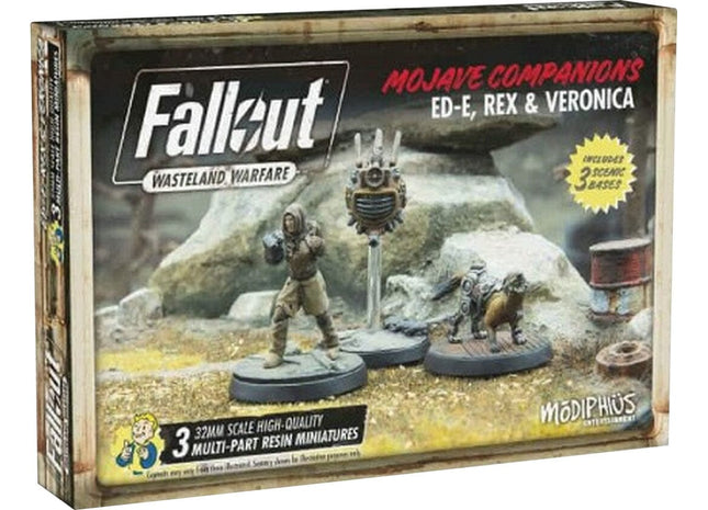Gamers Guild AZ Modiphius Entertainment Fallout: Wasteland Warfare - Mojave Companions - Ed-E, Rex and Veronica AGD