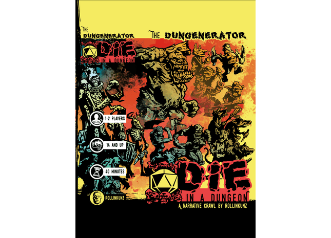 Gamers Guild AZ Modiphius Entertainment The DUNGENERATOR: DIE in a Dungeon (Pre-Order) AGD