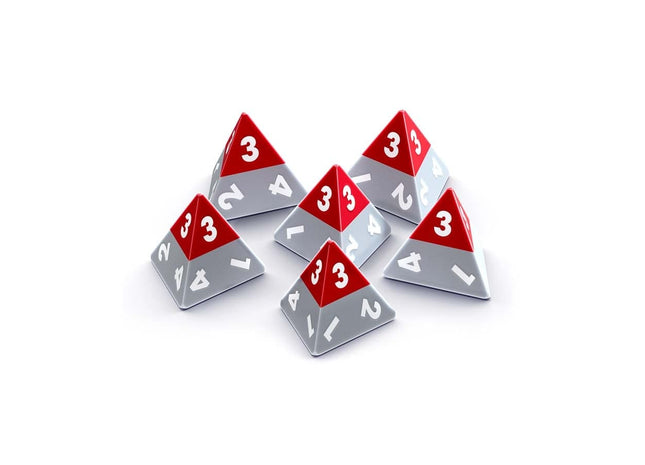 Gamers Guild AZ Modiphius Entertainment Triangle Agency RPG Dice (Set of Six D4) (Pre-Order) GTS