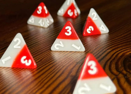 Gamers Guild AZ Modiphius Entertainment Triangle Agency RPG Dice (Set of Six D4) (Pre-Order) ACD Distribution
