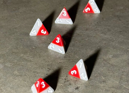Gamers Guild AZ Modiphius Entertainment Triangle Agency RPG Dice (Set of Six D4) (Pre-Order) ACD Distribution