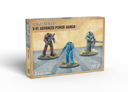 Gamers Guild AZ Modiphius Fallout: Wasteland Warfare: Unaligned: X-01 Power Armor (Pre-Order) AGD